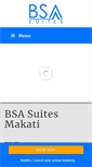 Mobile Screenshot of bsasuites-makati.com